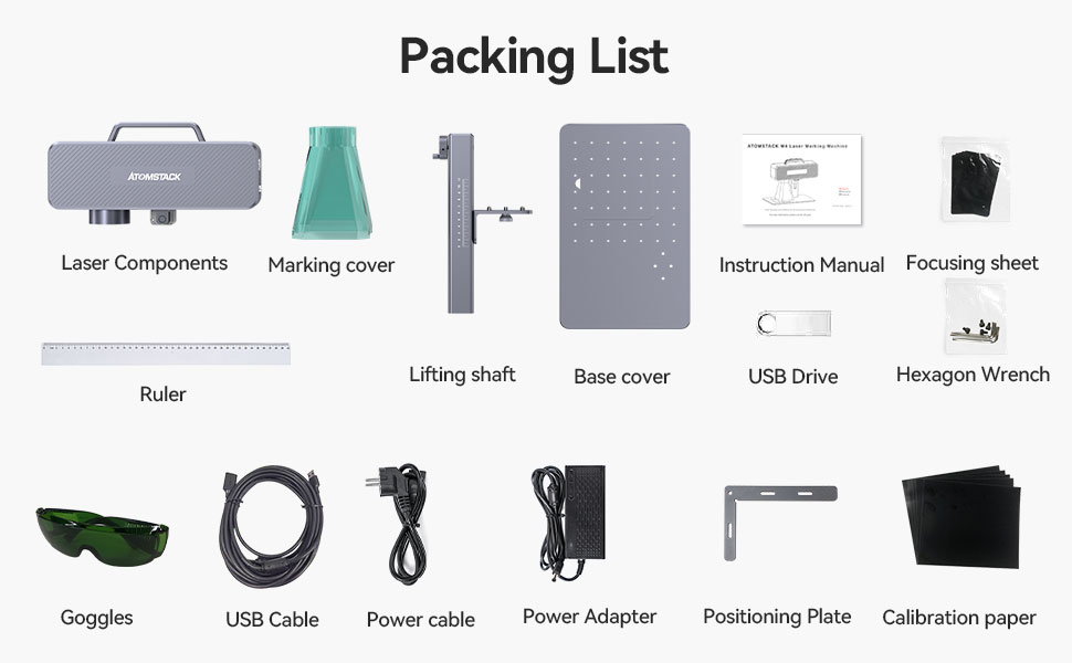 ATOMSTACK M4 Fiber Laser Engraver 12000mm/S Ultra-fast Marking Speed Portable Desktop/Handheld 2-in-1 High-Precision Industrial Grade Marking Machine