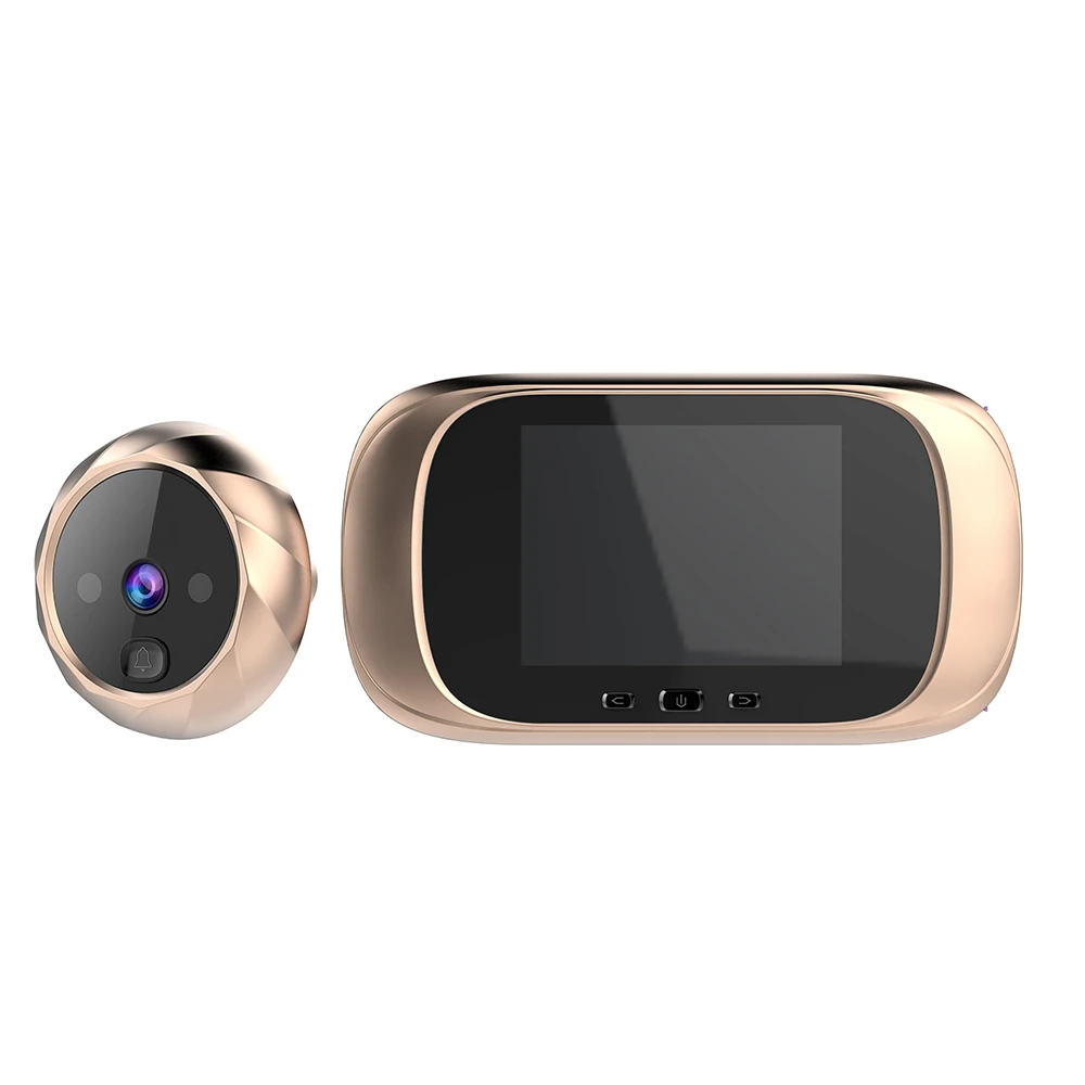 Bakeey Smart Vedio Doorbell 2.8 inch LCD Color Screen Digital Doorbell IR Night Vision Door Peephole Camera Bell