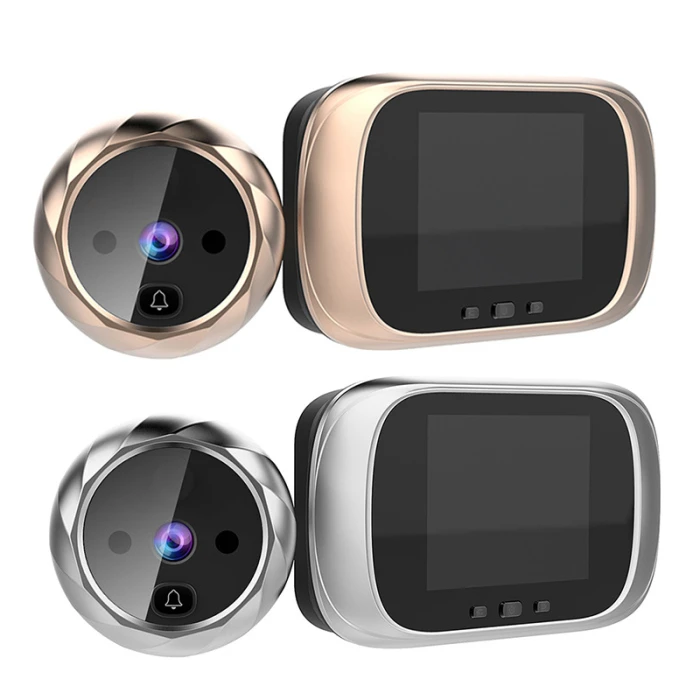 Bakeey Smart Vedio Doorbell 2.8 inch LCD Color Screen Digital Doorbell IR Night Vision Door Peephole Camera Bell