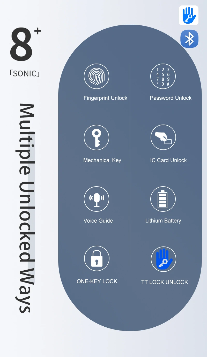 WF-021D Fully Automatic Unlocked Home Apartment Office Smart Fingerprint Digital Aluminum Door Lock Hidden Fingerprint Design