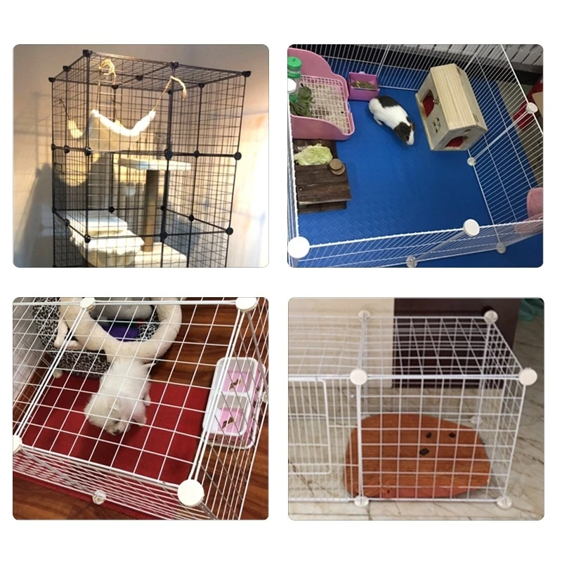 DIY Pet Door Cats Dogs Bird Snap Joint Closet Connector for Home Yard Indoor Fence Cage Playpen