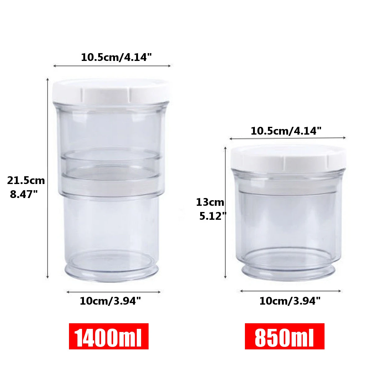 Press Cereal Vacuum Storage Box Tank Kitchen Food Grain Container Dispenser