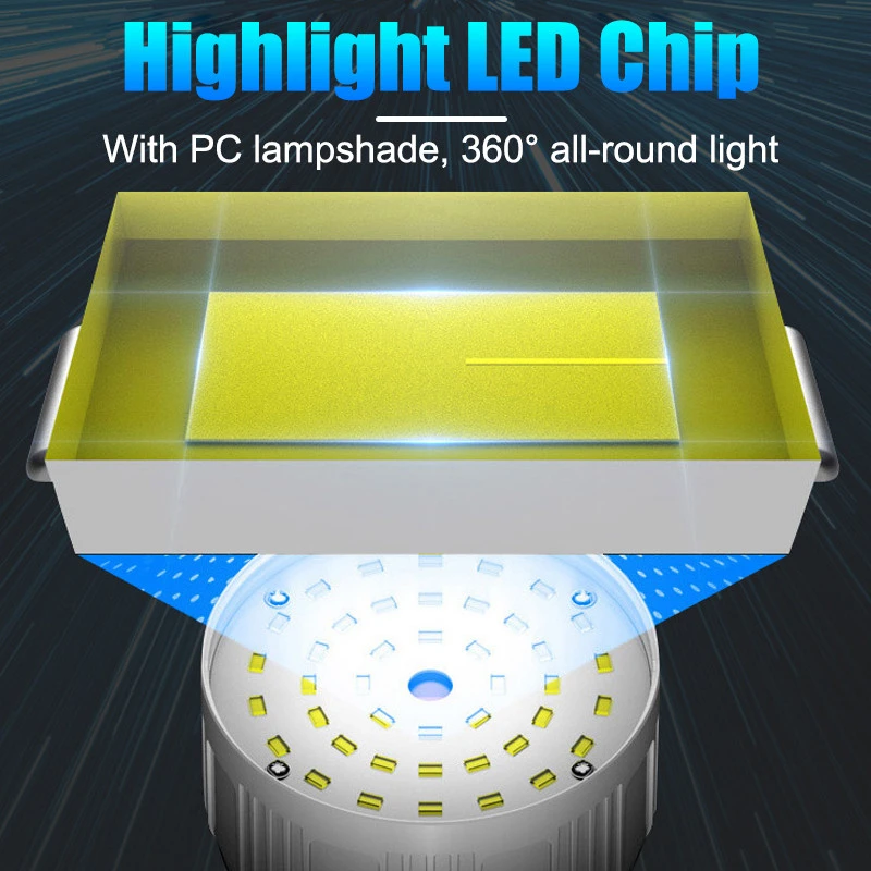 Remote Control Solar LED Camping Lantern USB Rechargeable Light Bulb Tent Light Solar Bulb Light