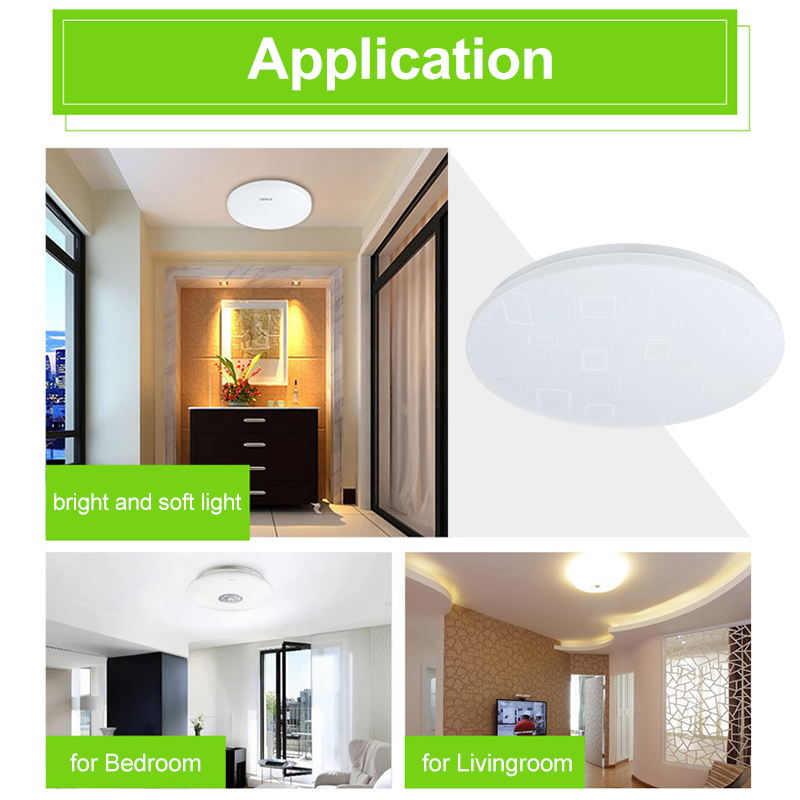 Bakeey 15W 20W 30W 220V Modern Simple Ceiling LED Lamp Ultra Thin Round Light For Smart Home