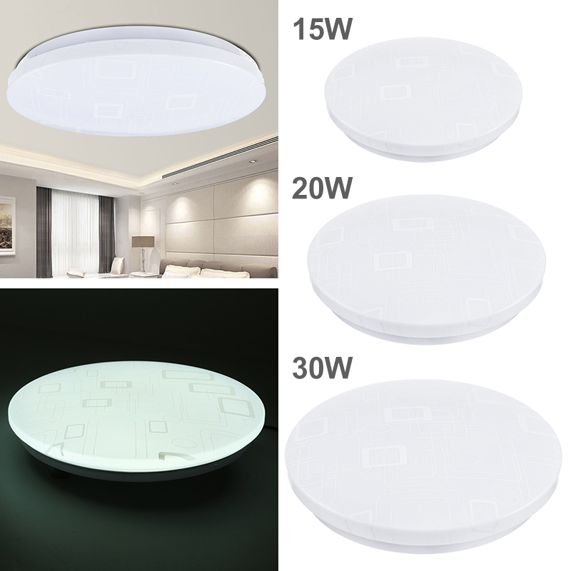 Bakeey 15W 20W 30W 220V Modern Simple Ceiling LED Lamp Ultra Thin Round Light For Smart Home
