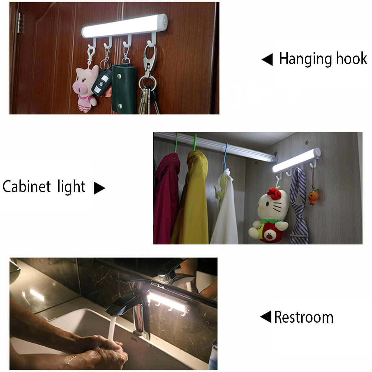 Bakeey Intelligent Human Induction 12 LED USB Charging Night Light Lamp