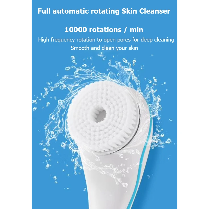 Bakeey Waterproof Electric Massage Bath Brush Bath Brush Multifunctional Long-handled Back Rubbing Bath Face Wash Artifact