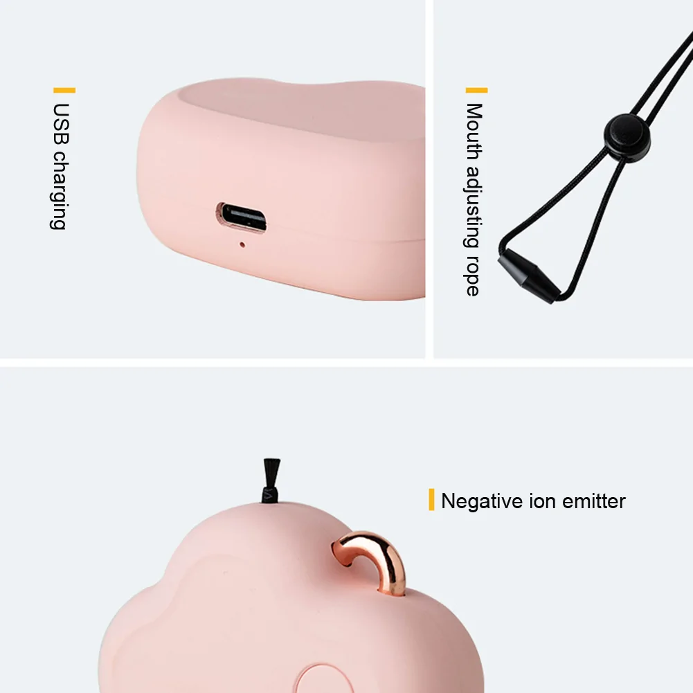 Bakeey Portable Personal Hanging Neck Air Purifier Wearable Negative Ion Generator PM2.5 Formaldehyde Removal Filters