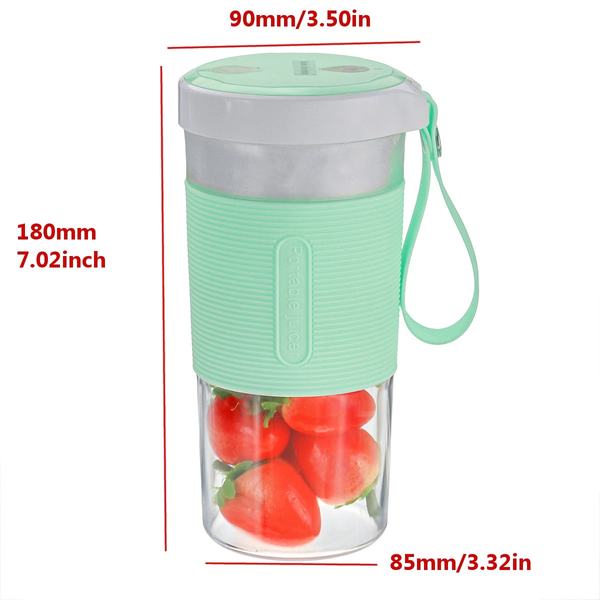 Bakeey 300ML Portable Blender Personal Mini Size Blender USB Rechargeable Juicer Cup 22000Rpm