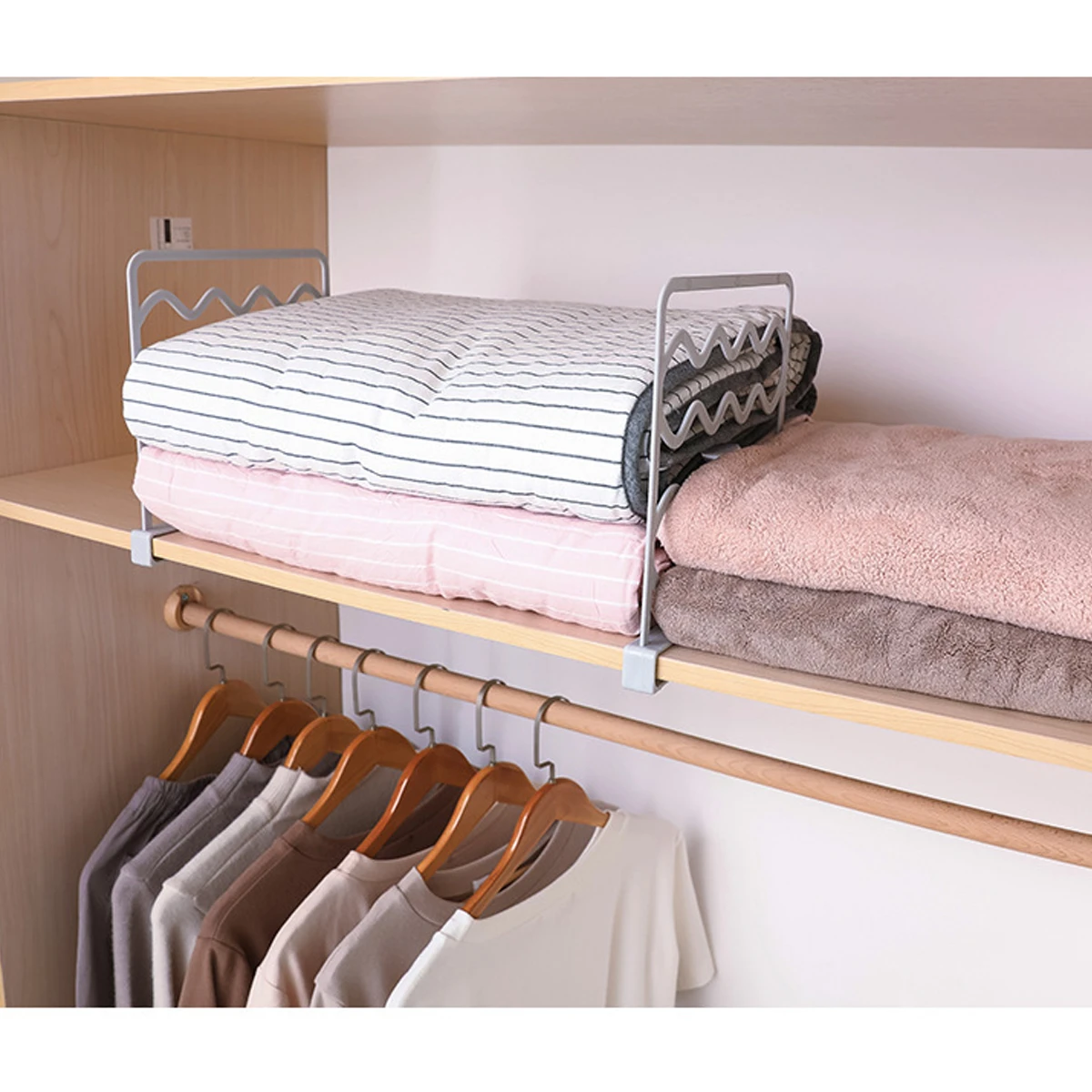 Bakeey Wardrobe Sectioned Wardrobe Cabinets Partitions Clothes Compartment Storage Artifact Cabinet Baffle Placement Rack Layered Rack