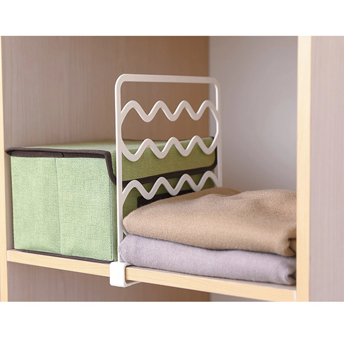 Bakeey Wardrobe Sectioned Wardrobe Cabinets Partitions Clothes Compartment Storage Artifact Cabinet Baffle Placement Rack Layered Rack