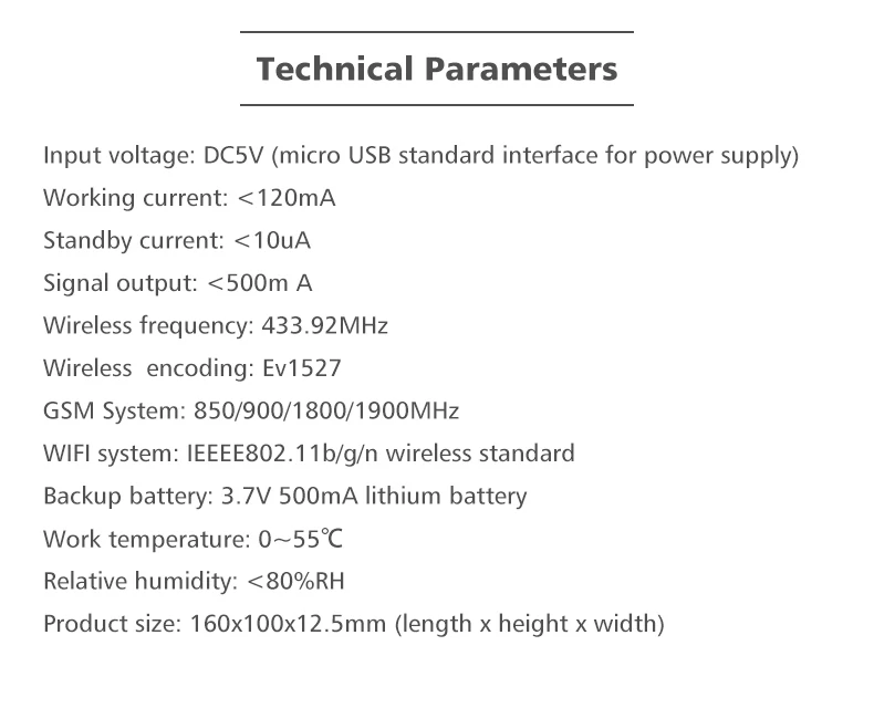 WIFI GSM Alarm System Kits Tuya Smart Home Wifi Door Sensor Doorbell Motion Sensor/Detector Security Alarms for Home