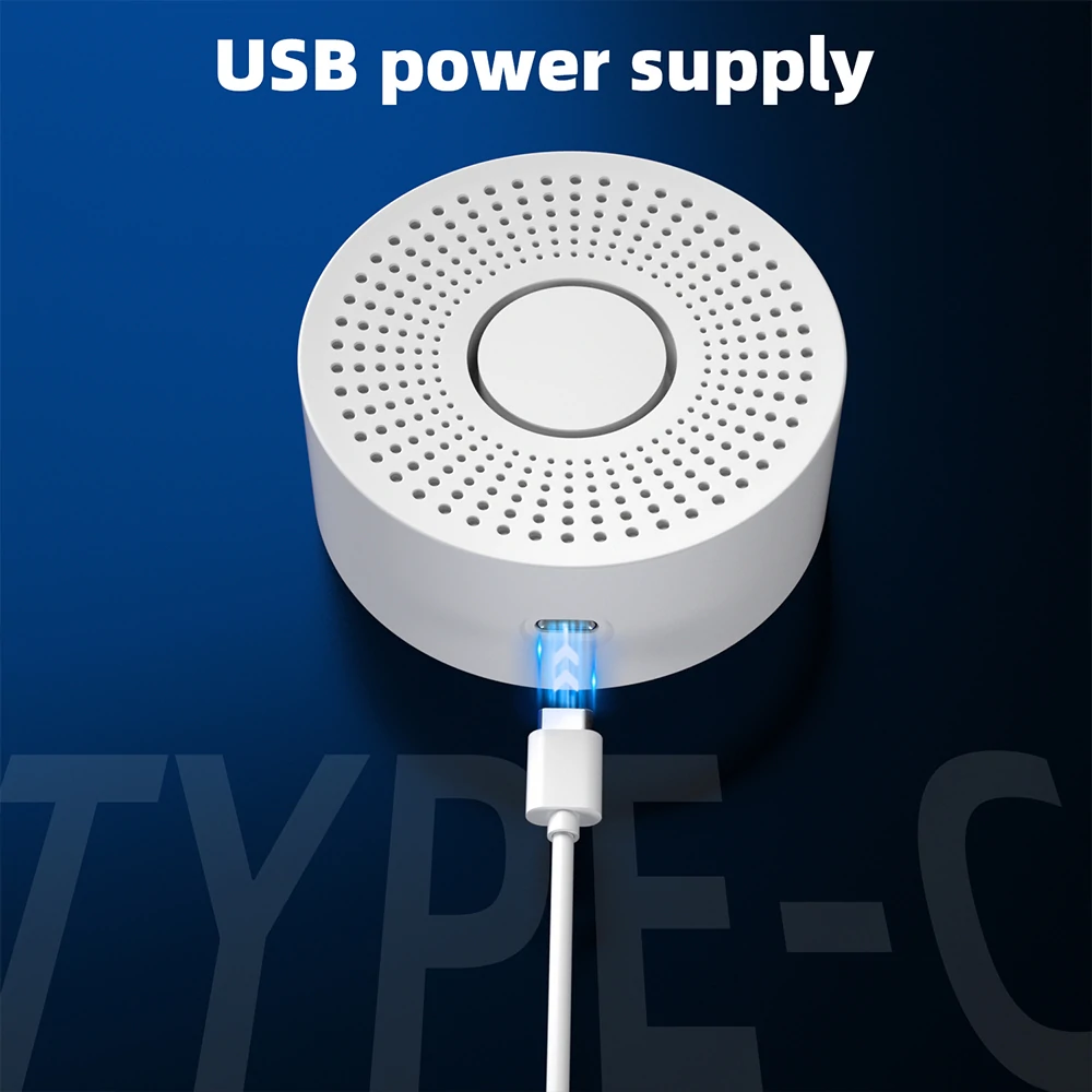 Tuya WiFi Anti-theft Alarm System Remote Control Arming Disarming SOS Powerful Horn Alarm for Home Safety Precaution System Alarm Kit