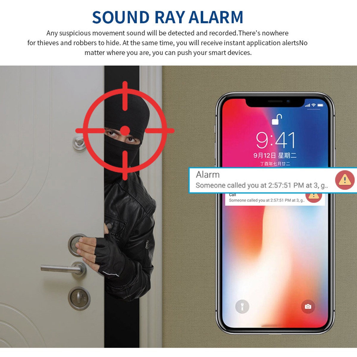 Bakeey 1080P HD Smart WiFi IP Camera Wireless Night Vision Two Way Voice Call Smart Camera Security Camera