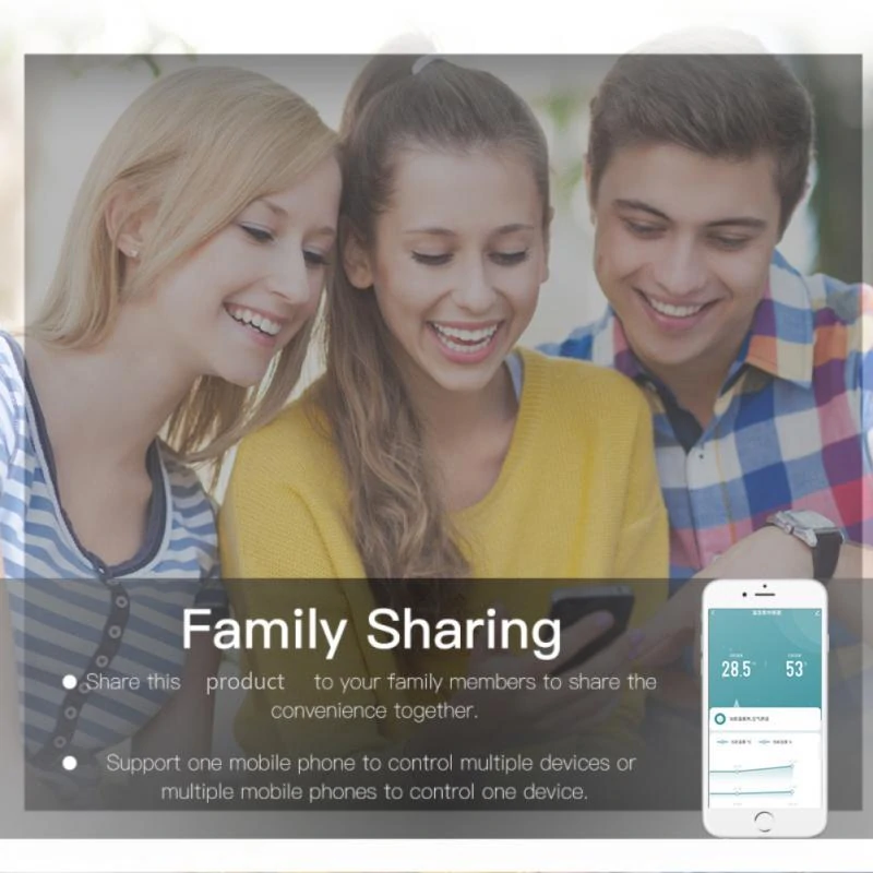 Tuya Smart ZB Temperature and Humidity Sensor Wireless Smart Home Automation Sensor Works with Alexa Google Home