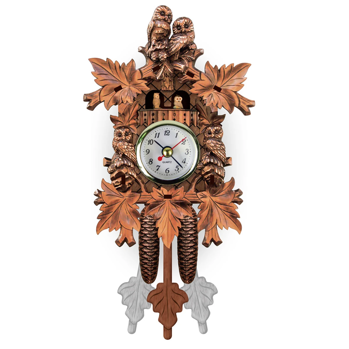 Wall Clocks Cuckoo Pendulum Watch Art Craft Home Decoration Hanging Wood Watches