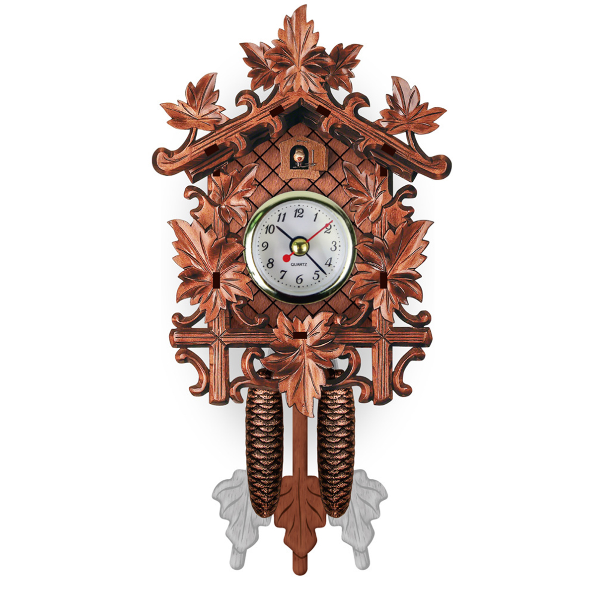 Wall Clocks Cuckoo Pendulum Watch Art Craft Home Decoration Hanging Wood Watches