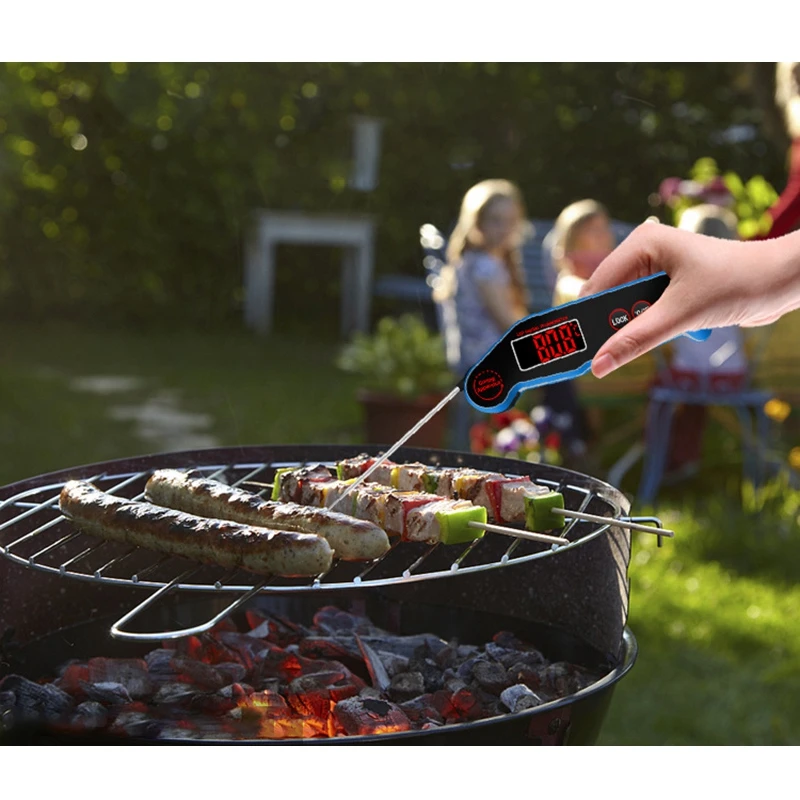 Bakeey LED Meat Thermometer Digital Thermometer Fast Reading in 3 Seconds with Backlight and Calibration For Kitchen