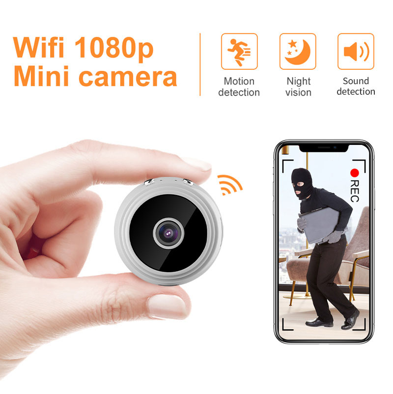 A9 Upgraded 1080P HD Mini Wireless WIFI IP Camera DVR Motion Detection Night Vision Sound Detection for Home Security