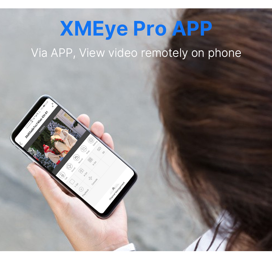 Hiseeu 4Pcs POE H.265+ Security IP Cameras 8CH 5MP NVR Camera System Support Audio Night Vision 10m IP66 Waterproof Onvif