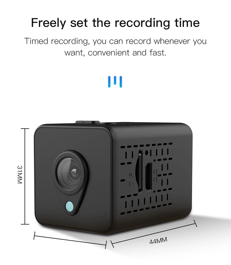 X8S 1080P HD WIFI Mini Battery Camera Home Security Surveillance Camera Night Vision Mobile Alarm Camera