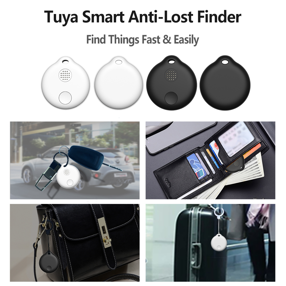 Tuya bluetooth Anti-Lost Finder Wireless Mini GPS Tracker APP Search Location Alarm Portable for Phone Suitcase Pet Key Finder