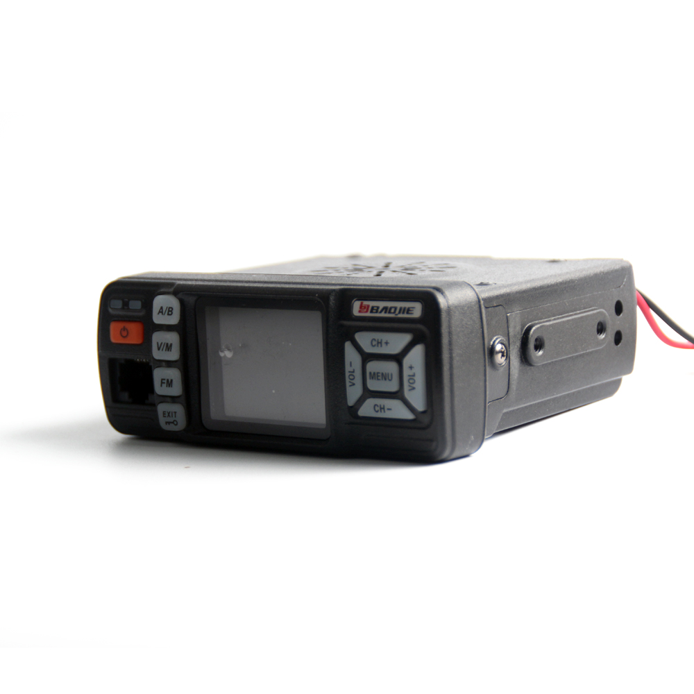 Baojie BJ-318 Dual Band Car Mobile Radio VHF 136-174Mhz UHF 400-490MHz 256CH 25W Two Way Radio FM Transceiver Walkie Talkie