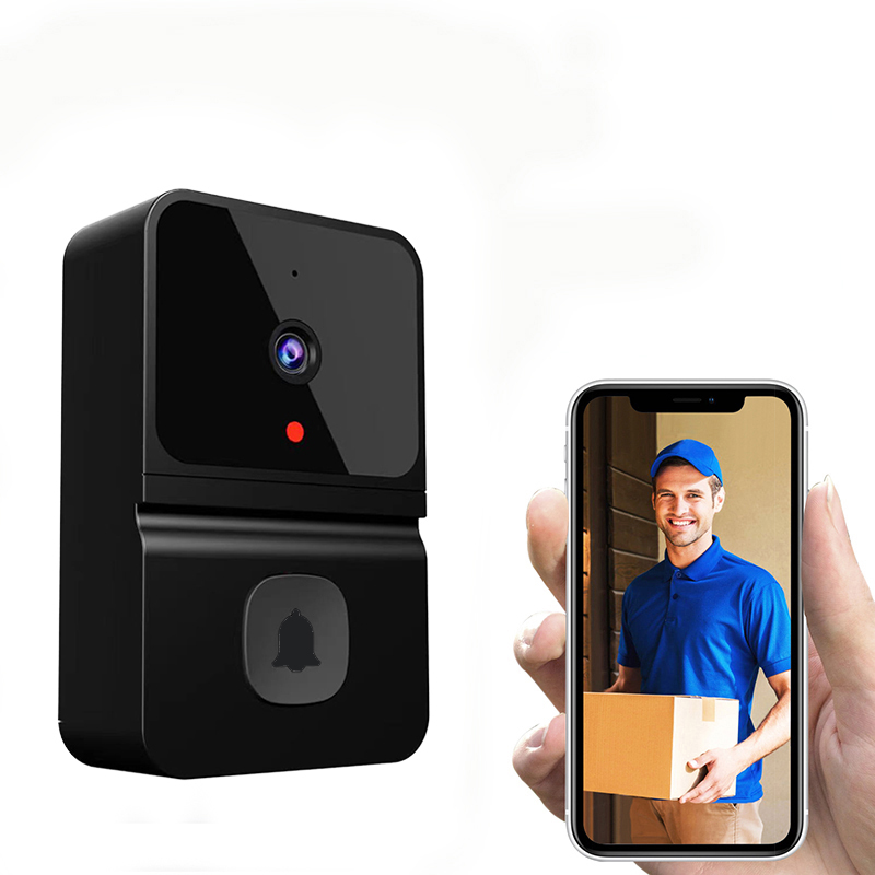 2.4G WiFi Video Doorbell Wireless HD Night Vision Remote Phone Monitoring Two-way Intercom Alarm Notification Push Motion Detection Intelligent Camera Door Bell