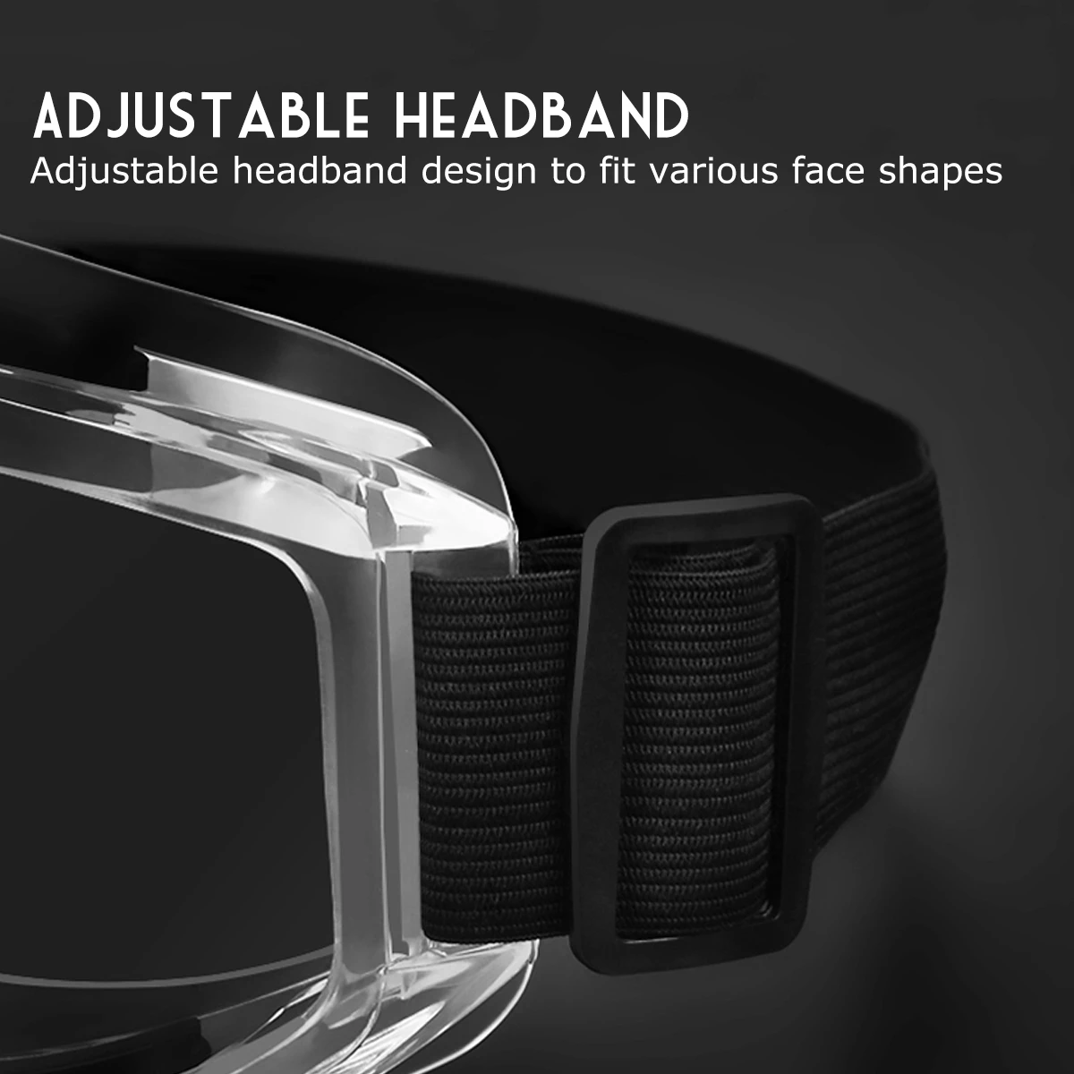 Safety Goggles Anti Fog Dust Splash-proof Glasses Lens Lab Work Eye Protection