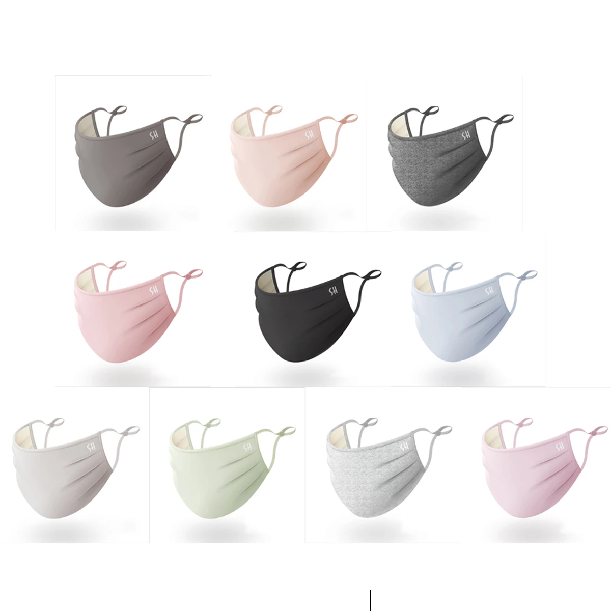 Elastic PM2.5 Mouth Mask Anti Dust Mask Filter Washable Anti Fog