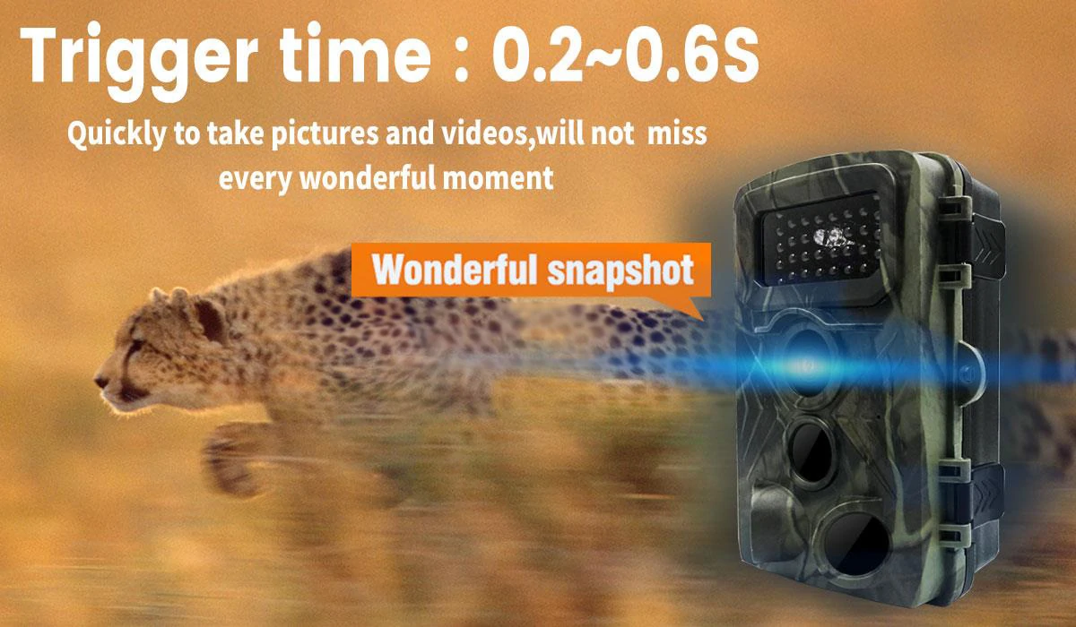 PR3000 36MP 1080P Night Vision Photo Video Taking Trail Huntings Camera Outdoor Animal Observation Monitoring Camera IP54 Waterproof