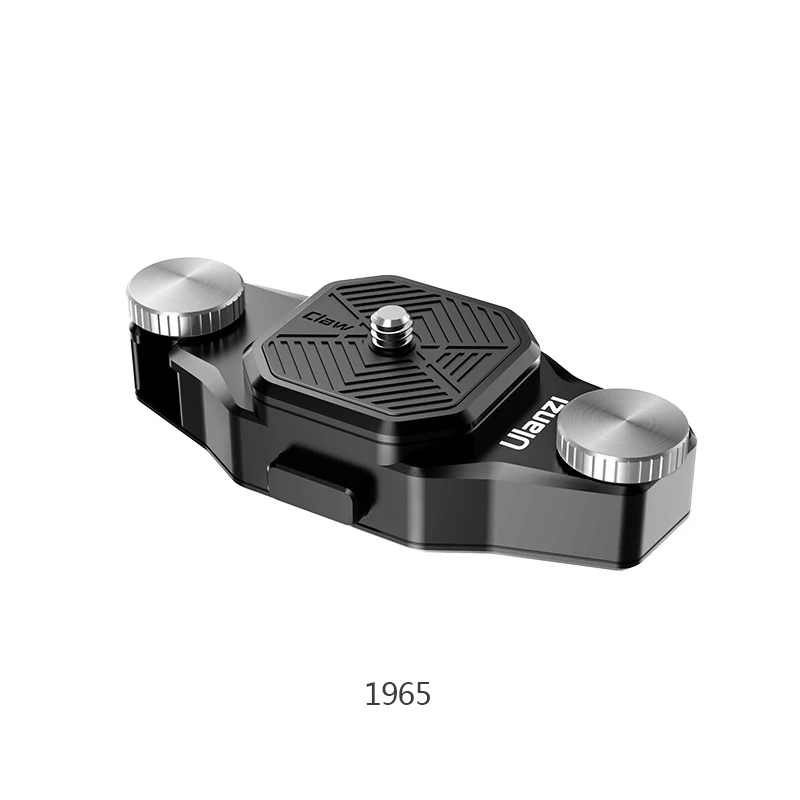 Ulanzi Claw Quick Release Plate Mini QR Plater with 1/4 Inch Screw 50kg Load Bearing for DSLR Camera