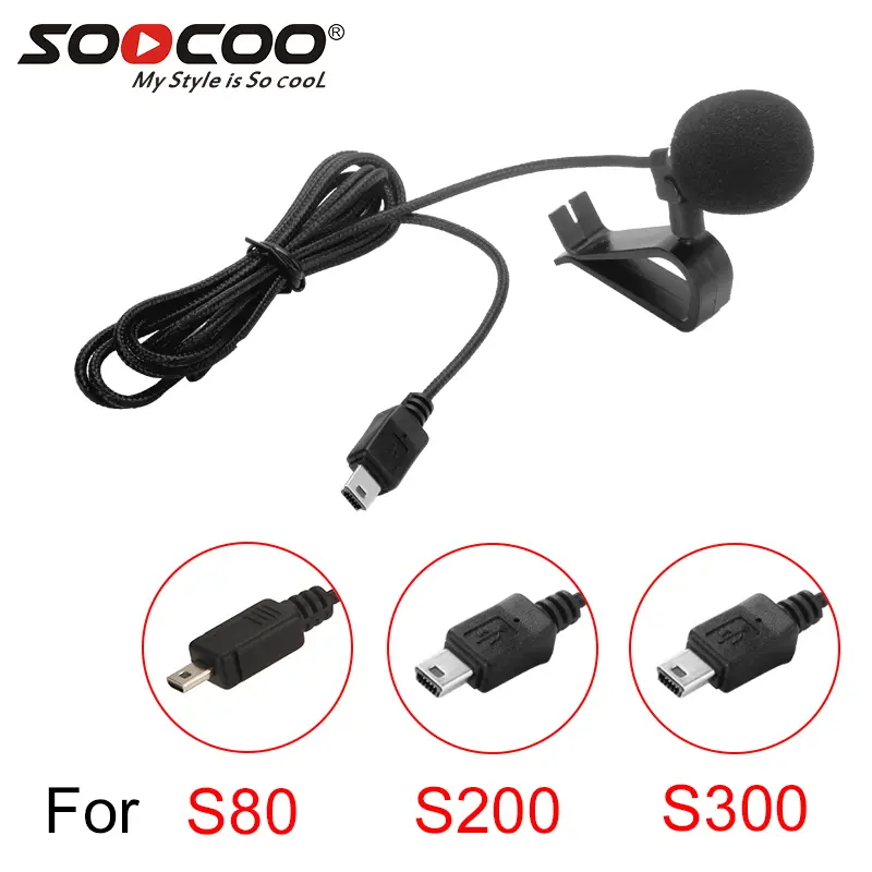Soocoo External Microphone for Soocoo S80 S200 S300 Action Sport Camera Soocoo External Microphone for Soocoo S80 S200 S300 Action Sport Camera