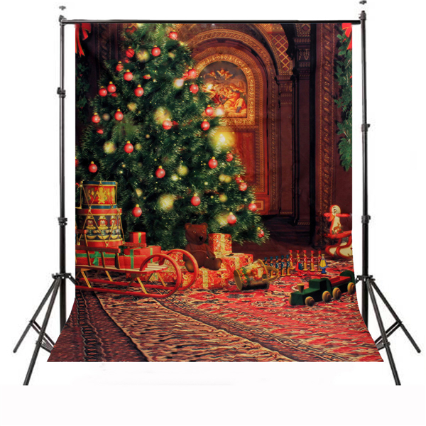 1.5X2.1m Christmas Theme Stereo Waterproof Studio Photography Backdrop Background