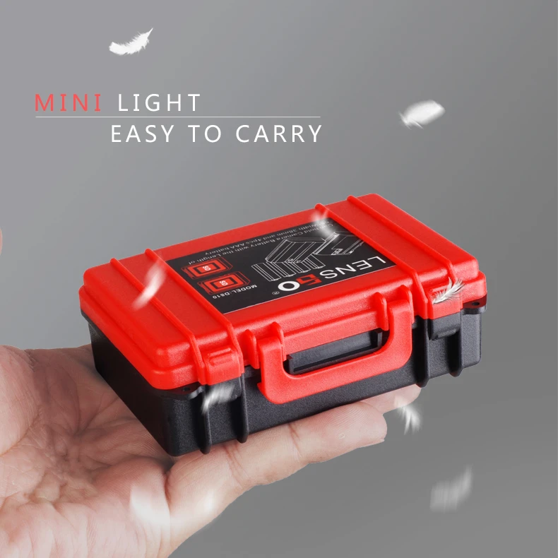 LENSGO D810 Storage Case Holder Box for AA Battery DSLR Camera Battery SD TF XDQ CF Memory Card