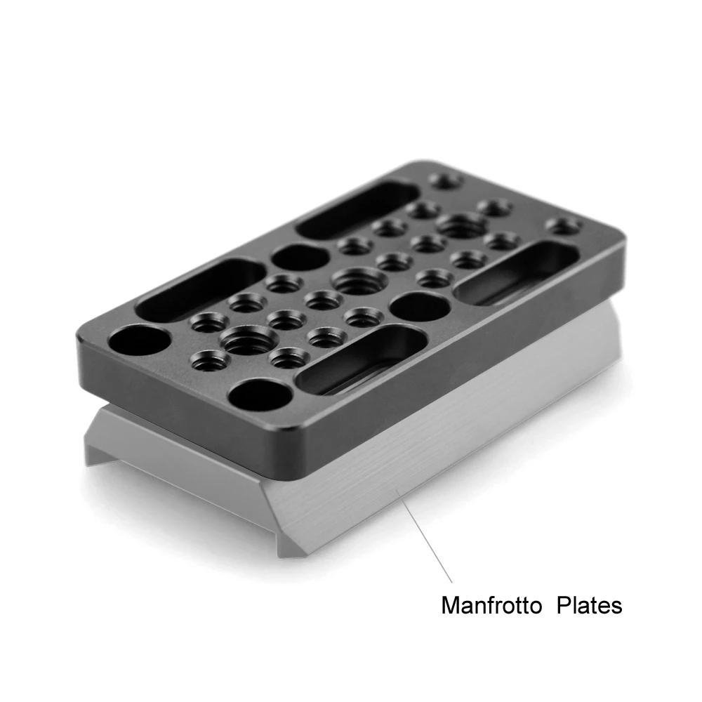 SmallRig 1598 Video Switching Cheese Plate Camera Quick Release Plate for Dovetails and Short Rods For DSLR Camera Cage Rig