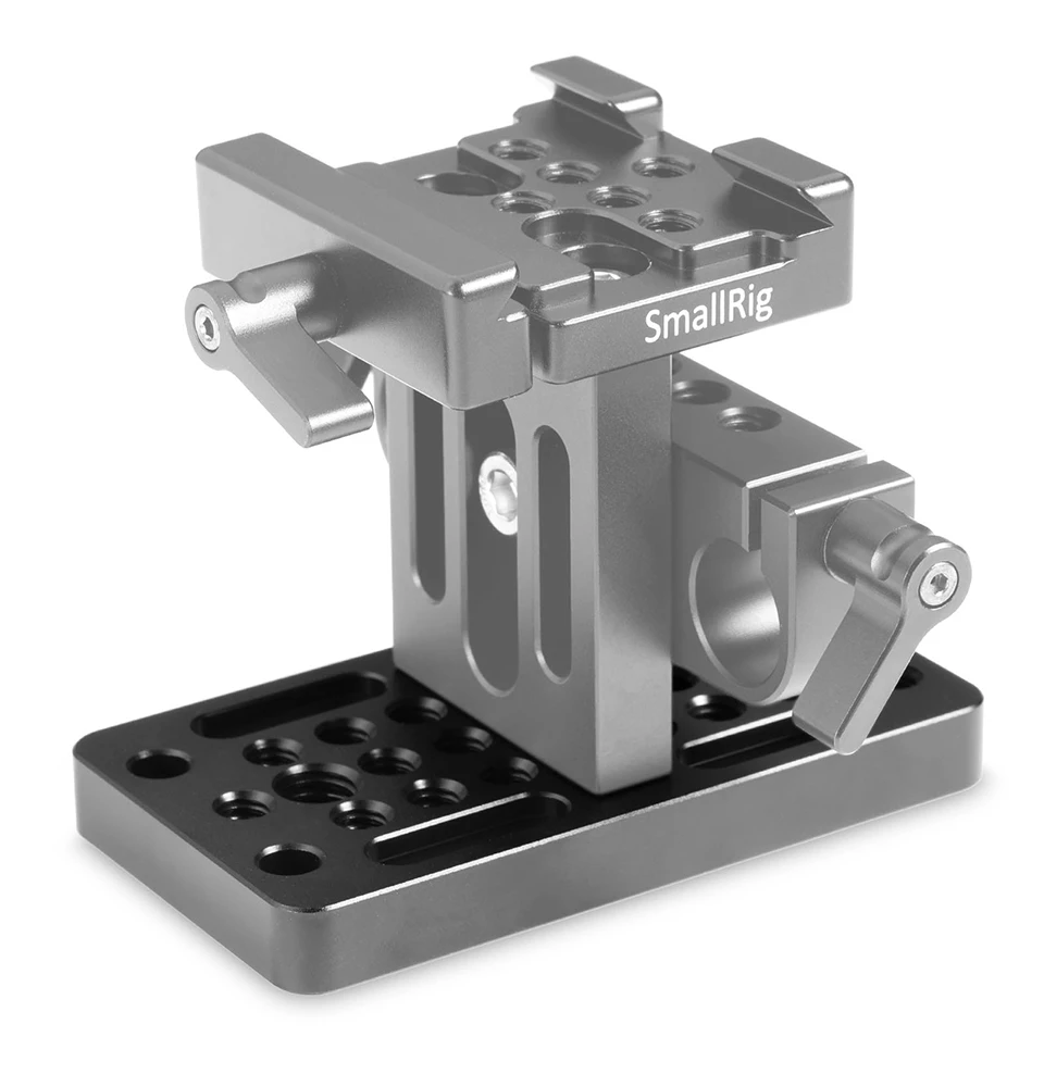 SmallRig 1598 Video Switching Cheese Plate Camera Quick Release Plate for Dovetails and Short Rods For DSLR Camera Cage Rig