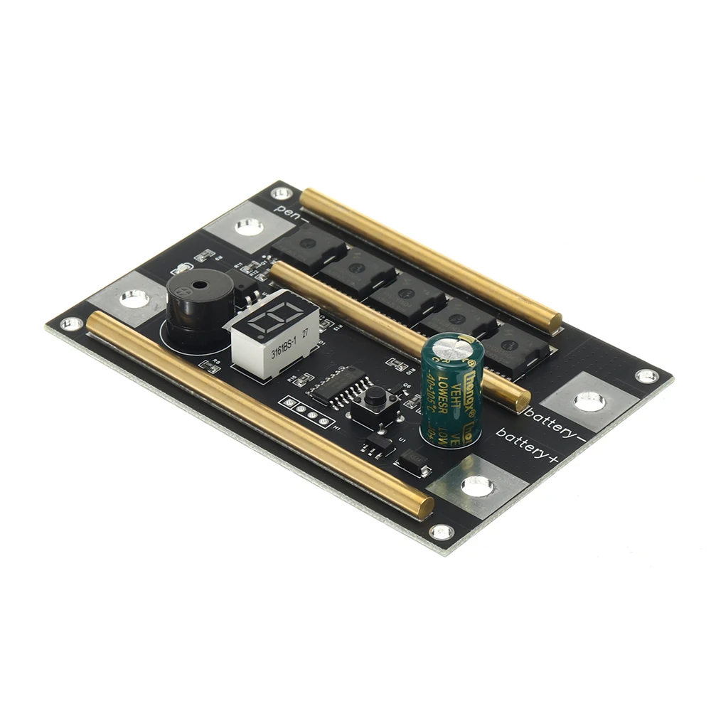 Spot Welder DIY Kit 9 Gears Power Adjustable Mini Spots Welding Machine Control Board for 14650 17490 18650 Battery