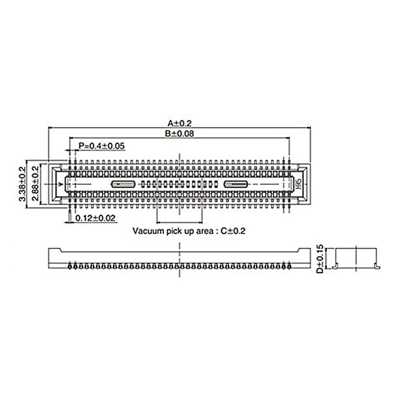 Raspberry Pi Computing Module CM4 Socket DF40HC(3.0)-100DS-0.4V / DF40C-100DS-0.4V