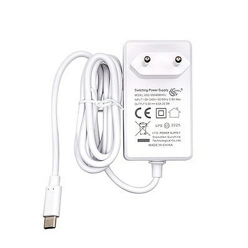 Orange Pi 5V4A Type-C Power Supply Power Adaptor with Charging Line Multiple Circuit Protection Charger for Orange Pi 800/4Lts/4B