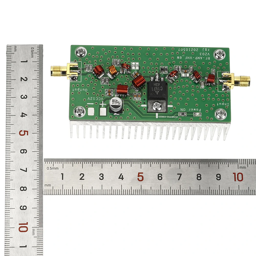 6W FM 88-108MHz 140-170MHz 12V Digital Power Amplifier Board