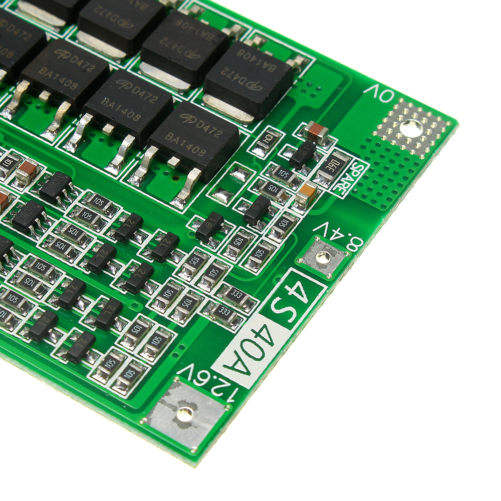 4S 40A Li-ion Lithium Battery 18650 Charger PCB BMS Protection Board with Balance For Drill Motor 14.8V 16.8V Lipo Cell Module