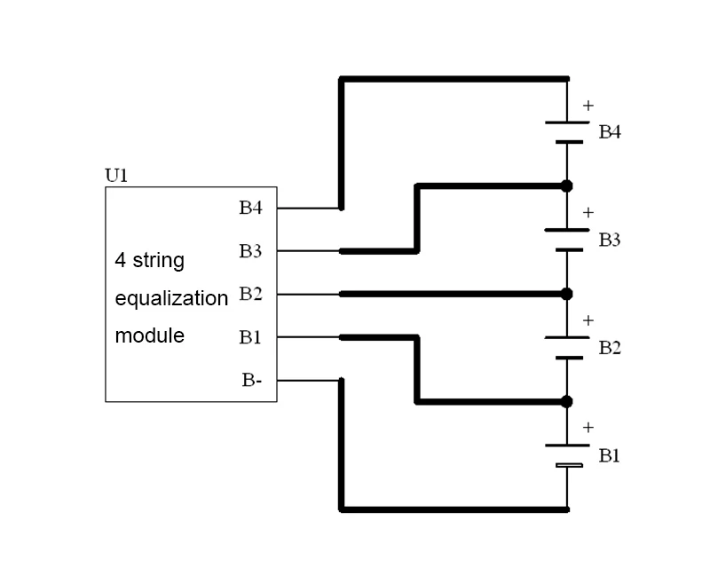 3S 4S 8S 16S 1.2A Current Balance Module Balance Li-ion Lithium Battery Active Equalizer Balancer Energy Transfer BMS