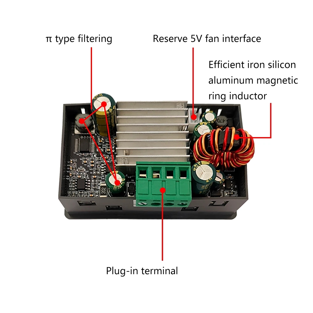 SK40/SK90 Buck-boost Converter CC CV Step Down Module LCD Adjustable Regulated Stabilized Voltage Power Supply