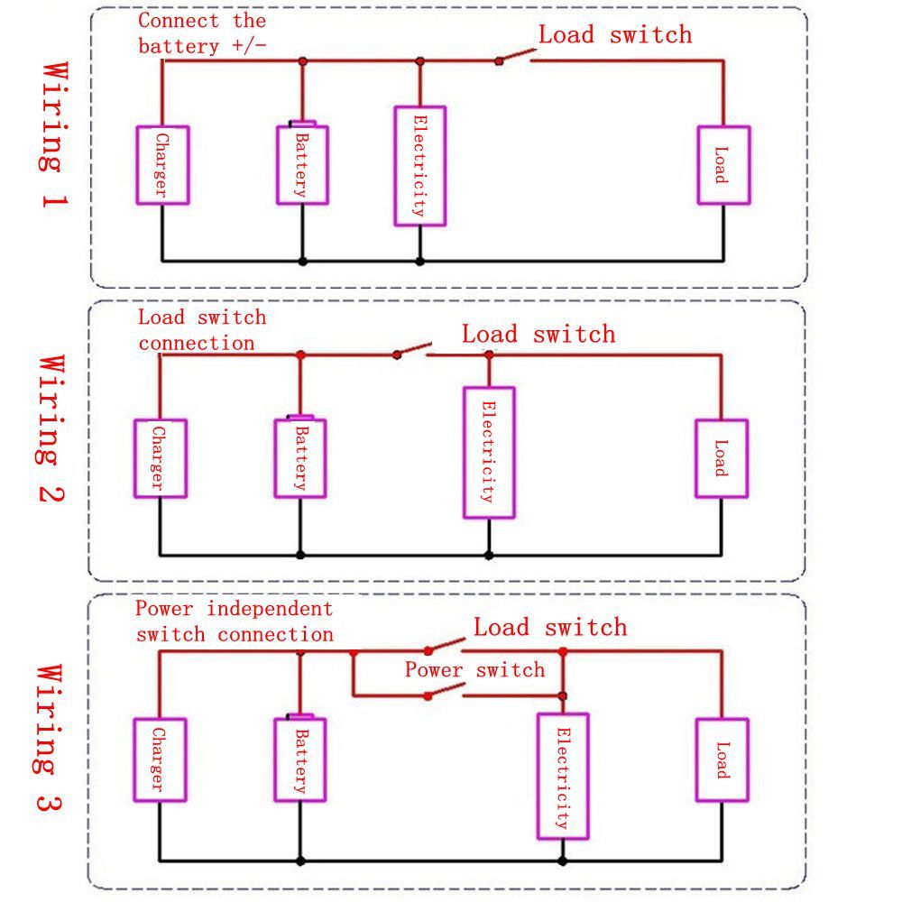 12V/24V/36V/48V 8-70V LCD Acid Lead 3.7V Lithium Battery Capacity Indicator Digital Voltmeter