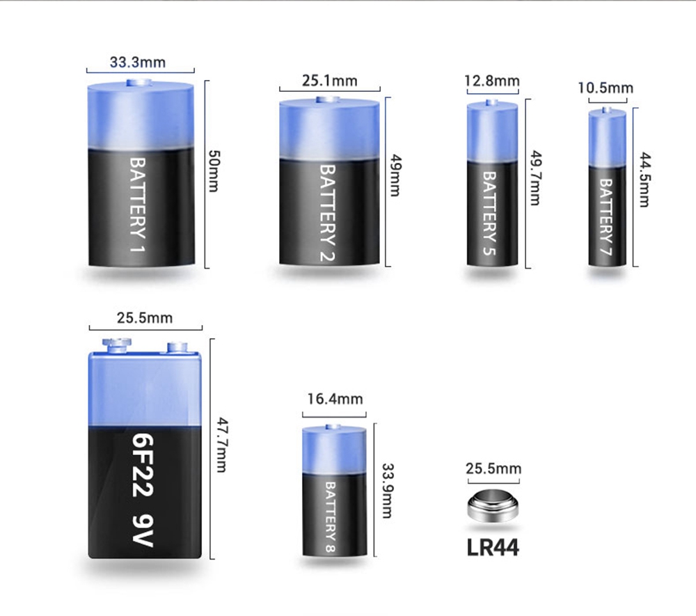 BT-886 Digital Battery Tester LCD Display Level Detector For C D N AA AAA 9V 1.5V Button Cell Battery Capacity Detector Diagnostic Tool