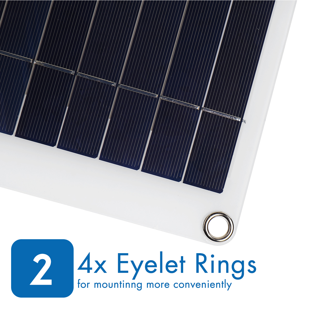 30W 18V MonocrystalineSolar Panel Dual 12V/5V DC USB Charger Kit with 10A Solar Controller & Cables