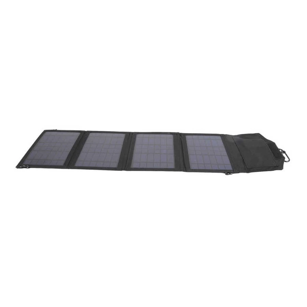 14W 5V Foldable Solar Panel Charger Dual USB Portable Solar Charging Bag for Outdoor Travelling Camping Solar Power Bank