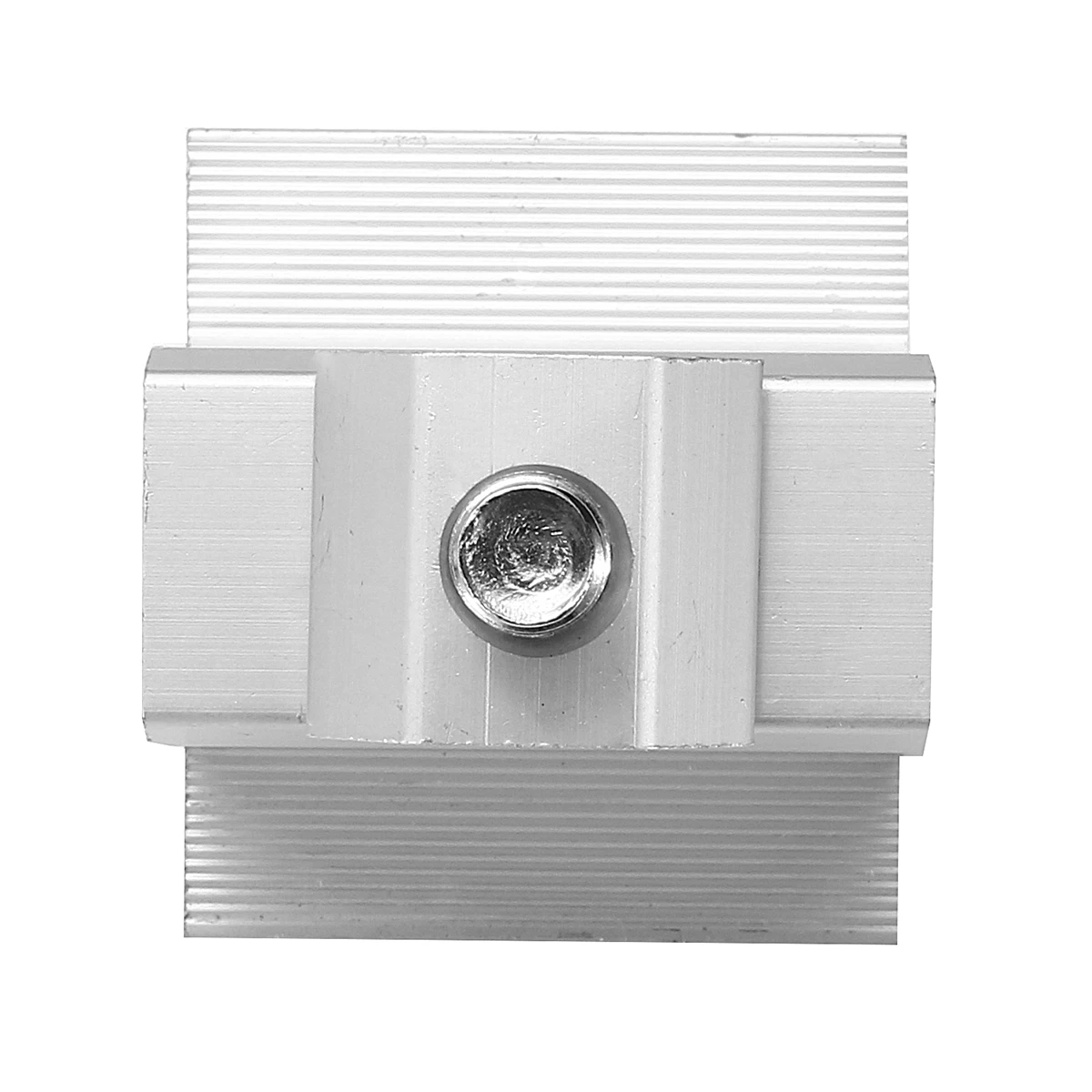 Sliver Aluminum Alloy Solar Panel Mounting Bracket 19mm-29mm Adjustment Range for Framed Solar Panel