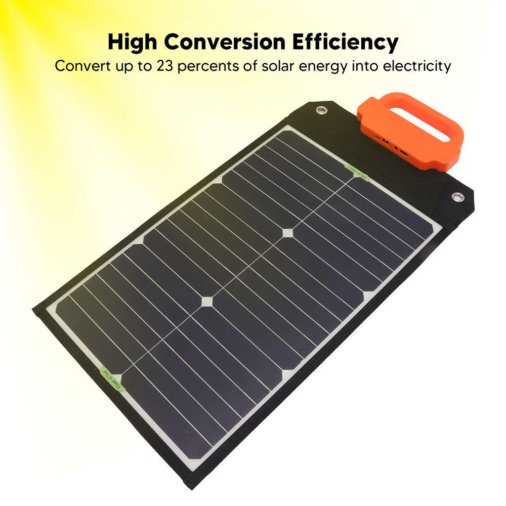 Portable Solar Panel 50W 18V Solar Battery Charger Foldable with DC Output PD Type-c QC3.0 QC2.0 PD AFC FCP SFPP Solar Generator